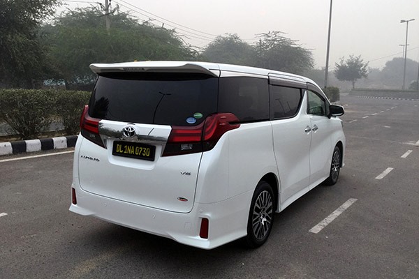 5 Seater Toyota Alphard Van